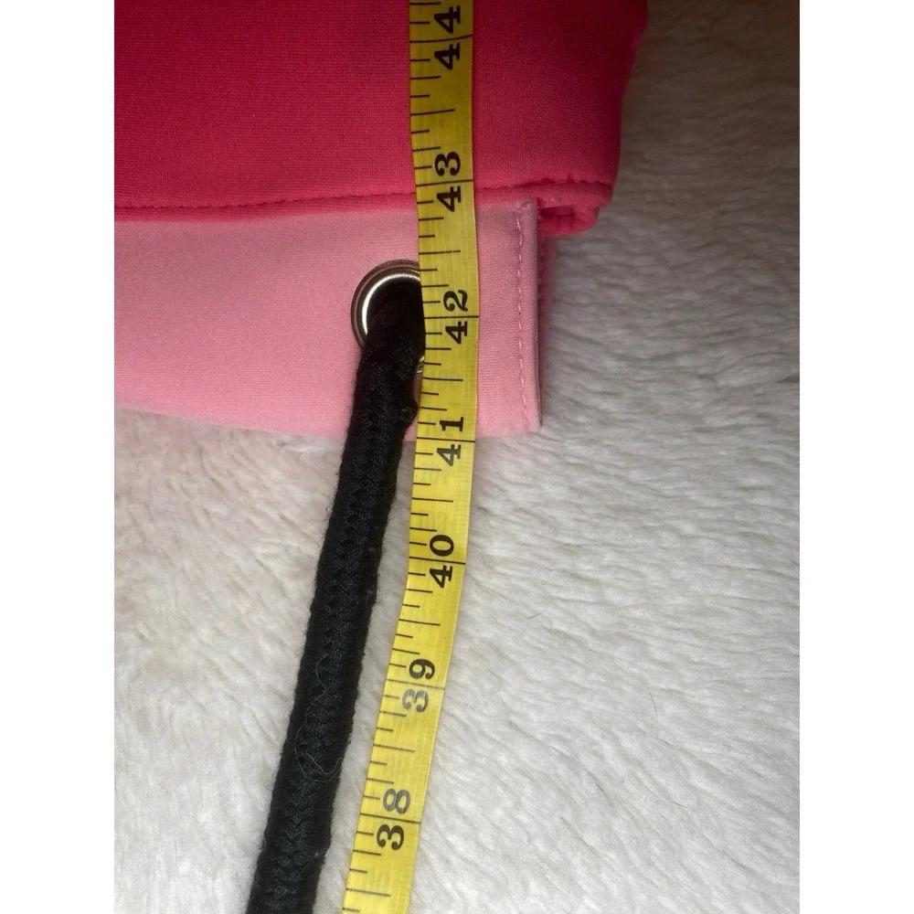 2016 Victoria's Secret Insulated Neoprene Cooler Tote Bag Black Pink Gently Used